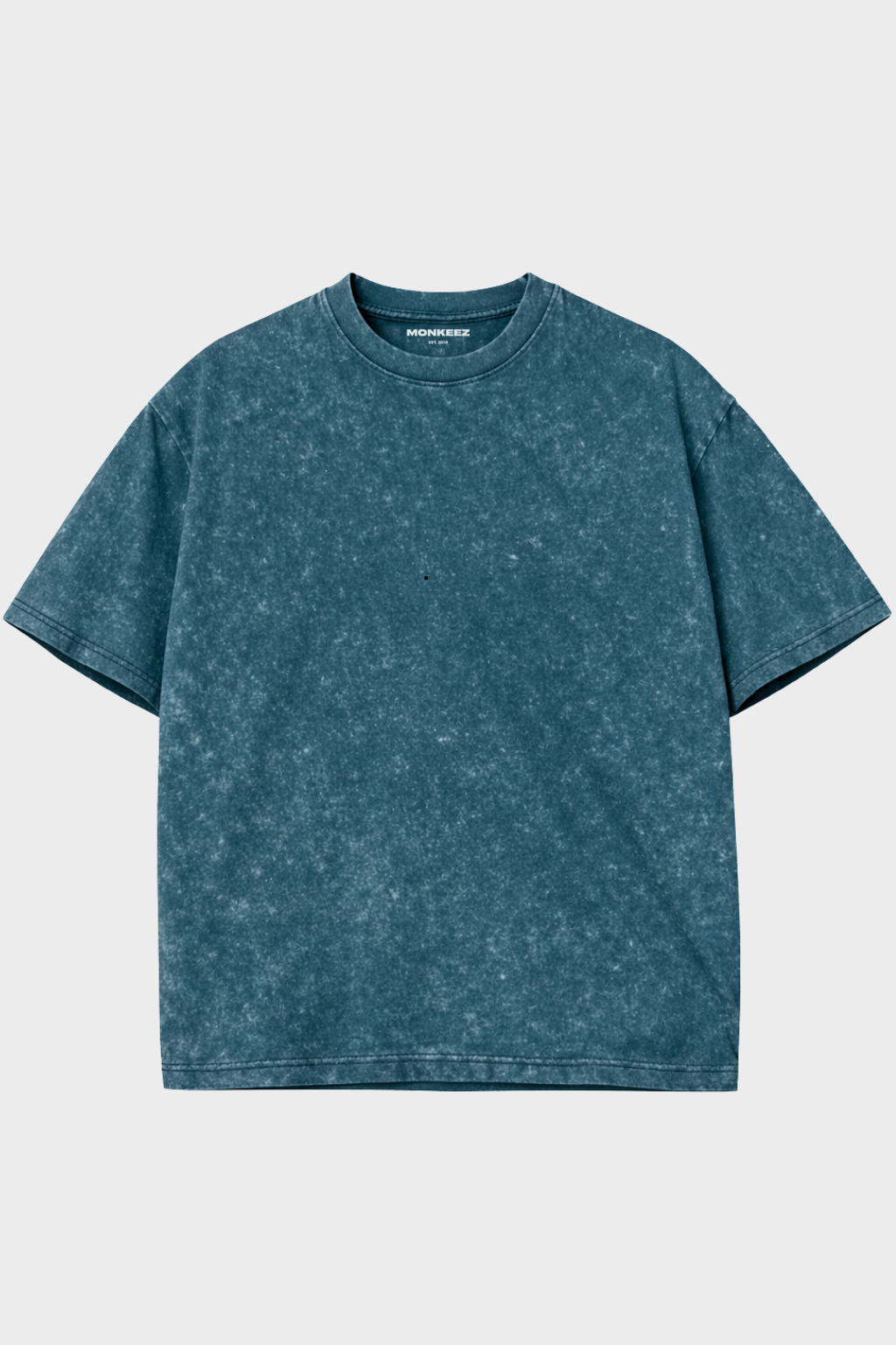Acid Wash Oversized Tee - Faded Teal - Unisex
