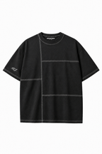 Signature Panel Tee - Black - Unisex - BOGO (Minor Fault)