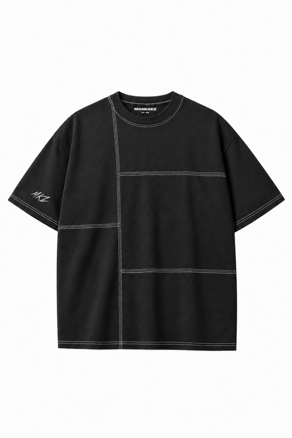 Signature Panel Tee - Black - Unisex