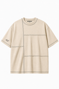 Signature Panel Tee - Cream - Unisex