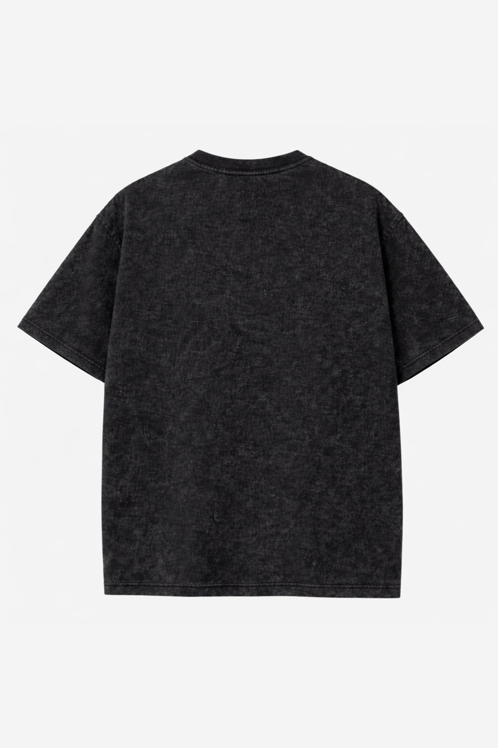 Acid Wash Oversized Tee - Smoky Black - Unisex