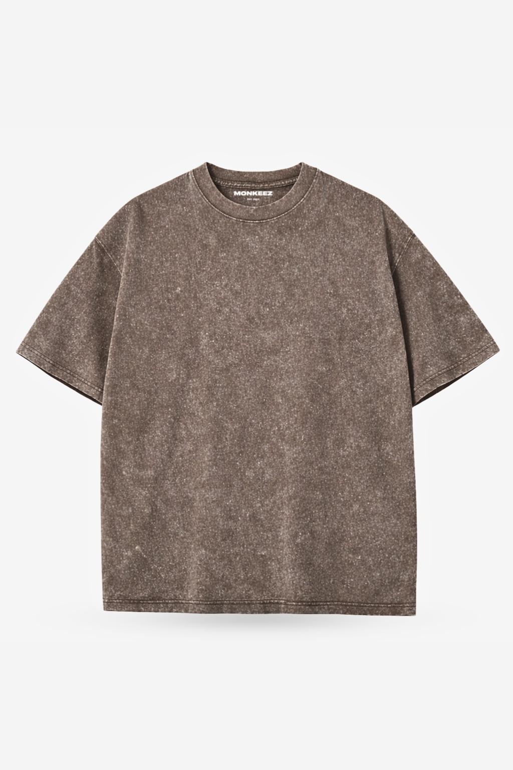 Acid Wash Oversized Tee - Dusty Mocha - Unisex