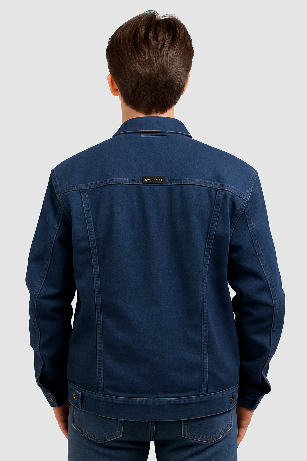 DARK BLUE DENIM JACKET - UNISEX