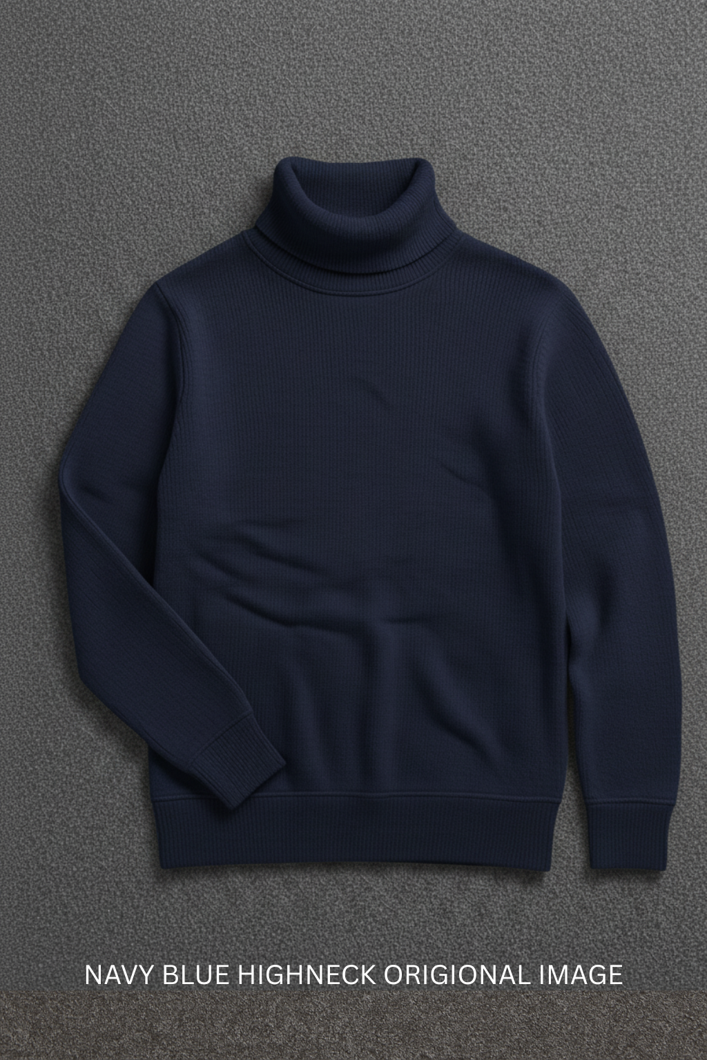 PACK OF 3 NAVY BLUE , CHARCOAL & MAROON RIBBED & BOTTOM HIGHNECK