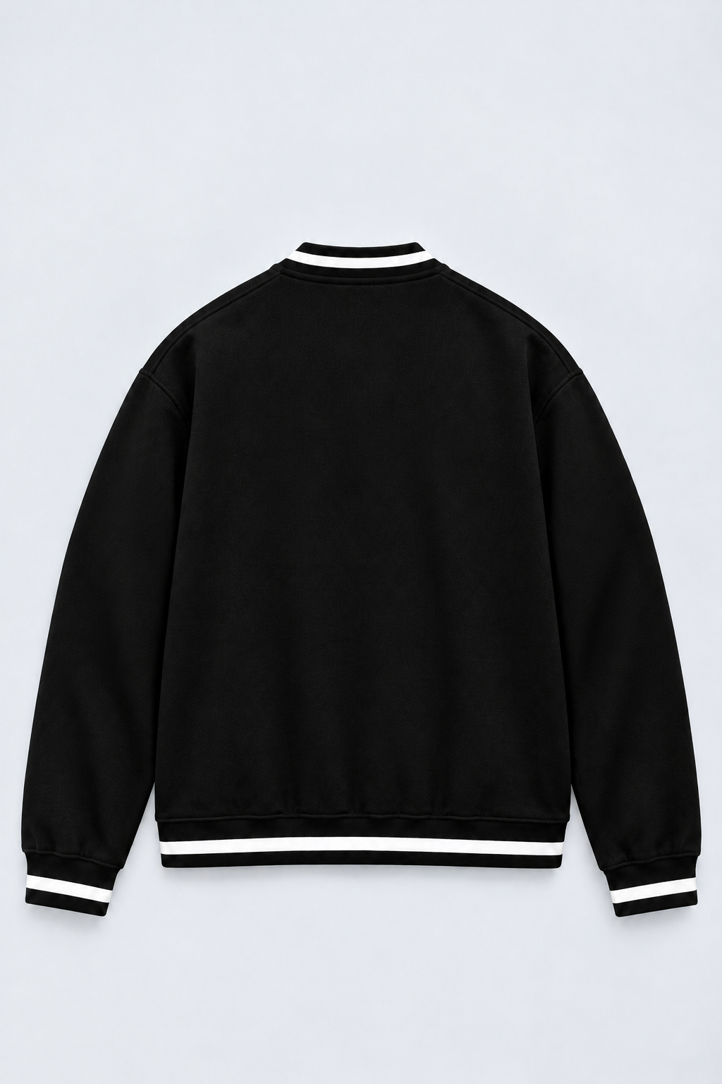GOTHIC GRAPHIC | V-NECK VARSITY SWEATSHIRT | BLACK | UNISEX