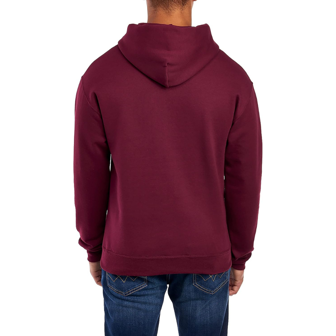 MAROON PLAIN PULLOVER HOODIE