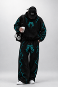 CO-ORD SET | CYAN THUNDER GRAPHIC | UNISEX