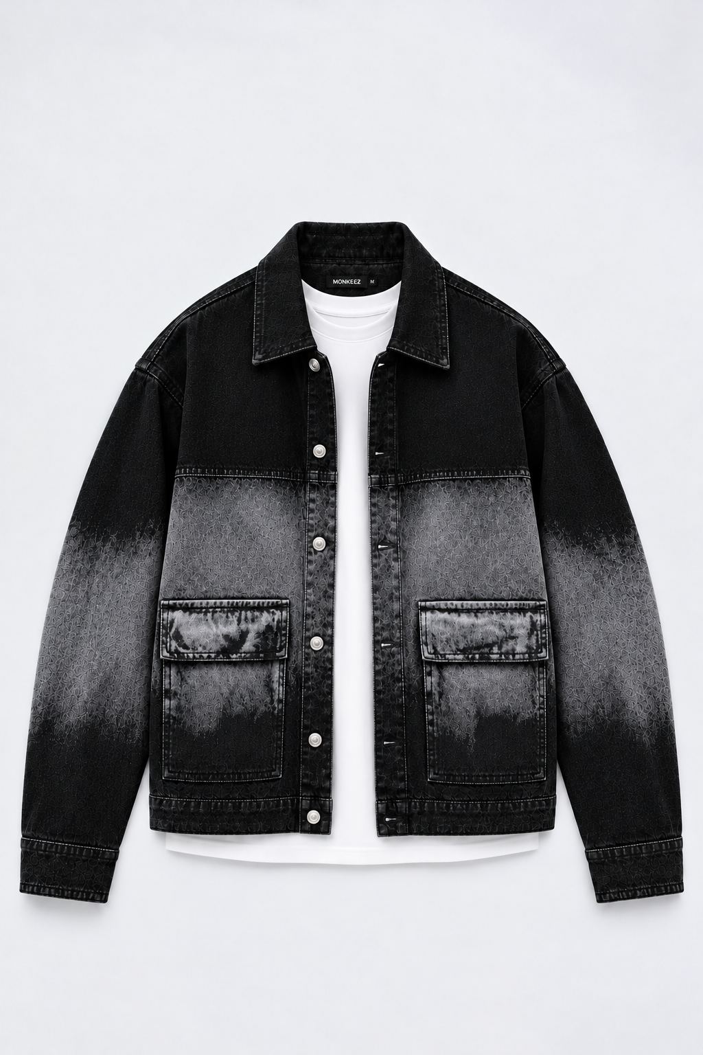 MIDNIGHT REBEL FADED DENIM JACKET | CHARCOAL | UNISEX