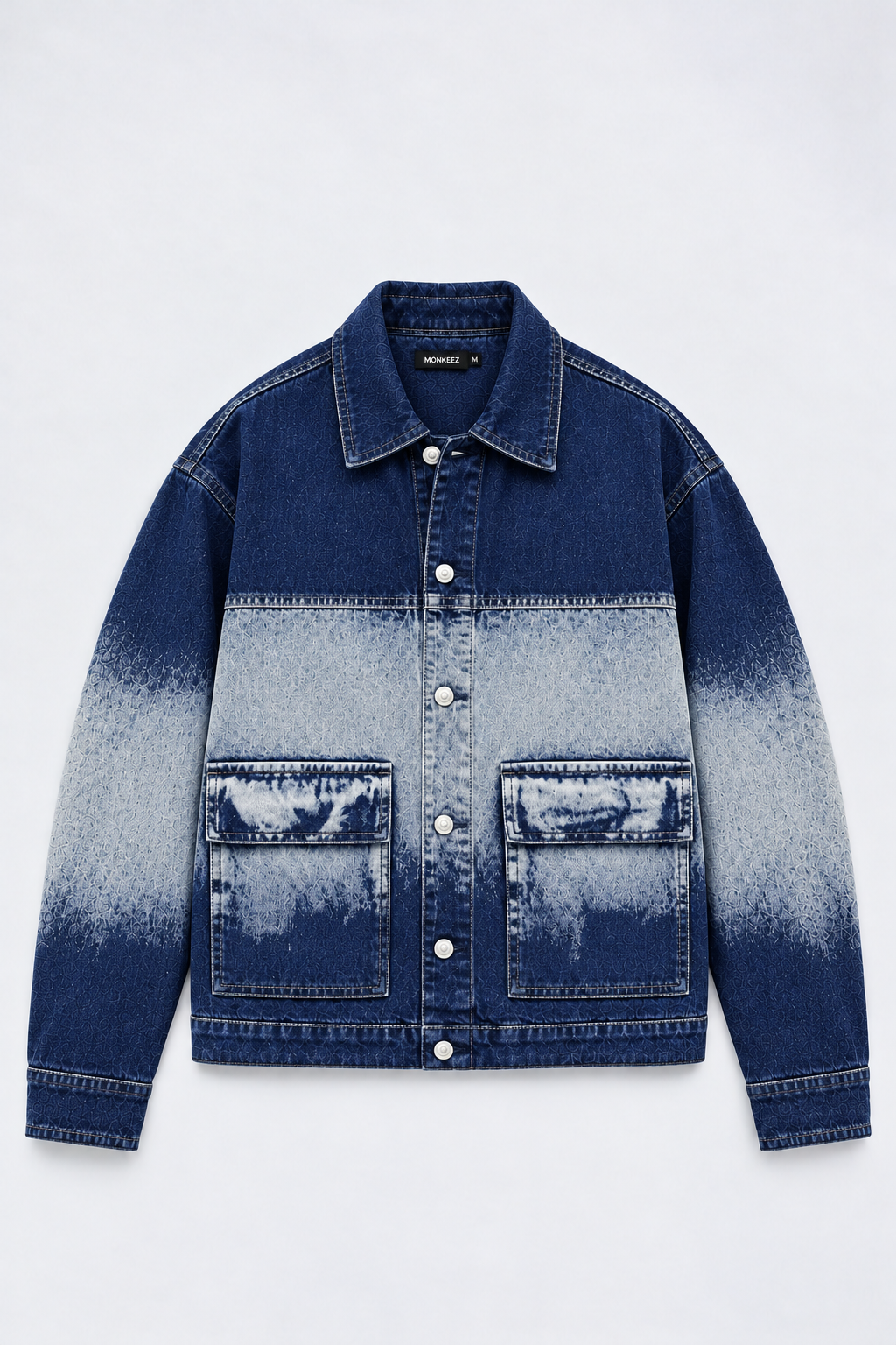 MIDNIGHT REBEL FADED DENIM JACKET | MID BLUE | UNISEX
