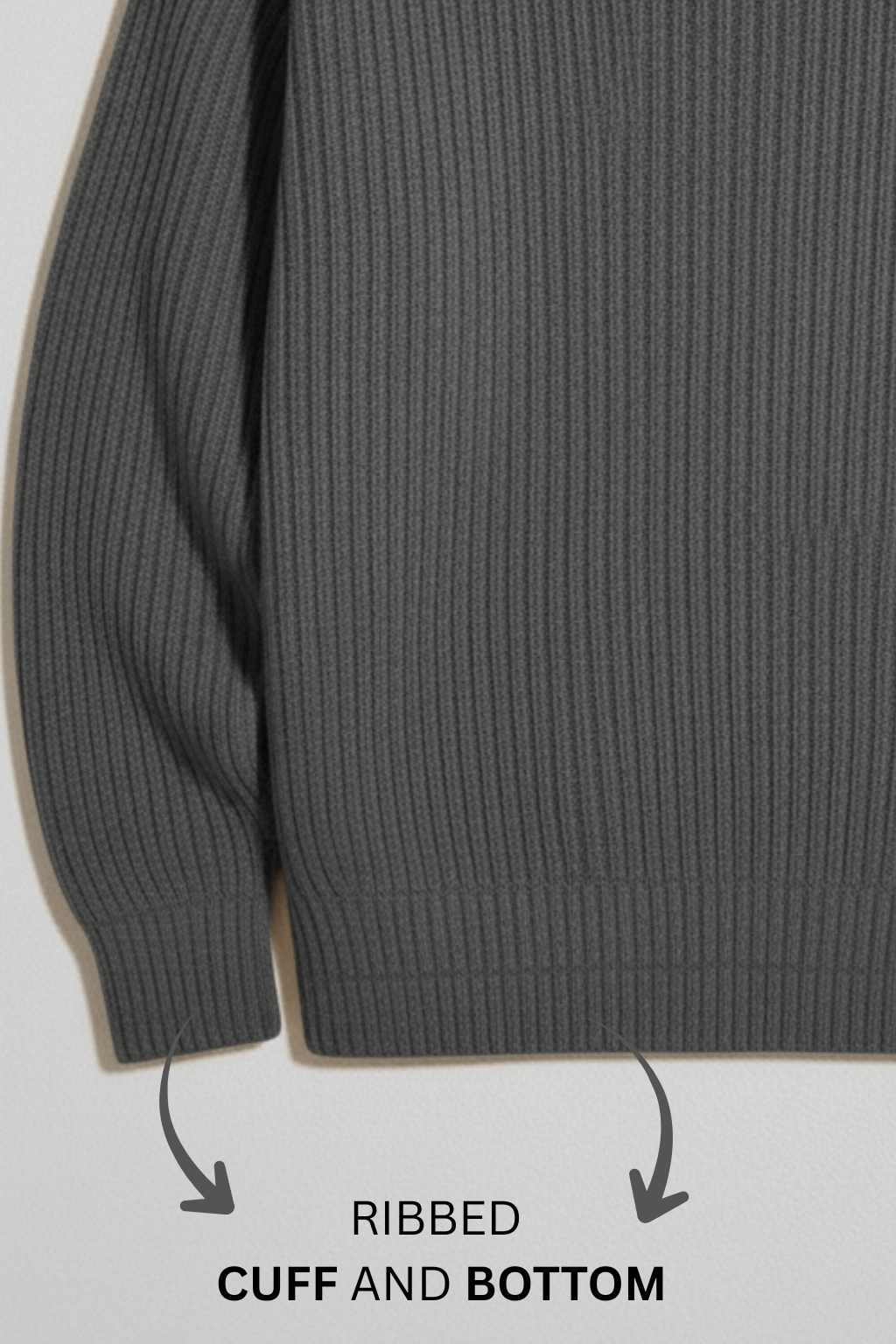 PACK OF 5 RIBBED & BOTTOM HIGHNECKS