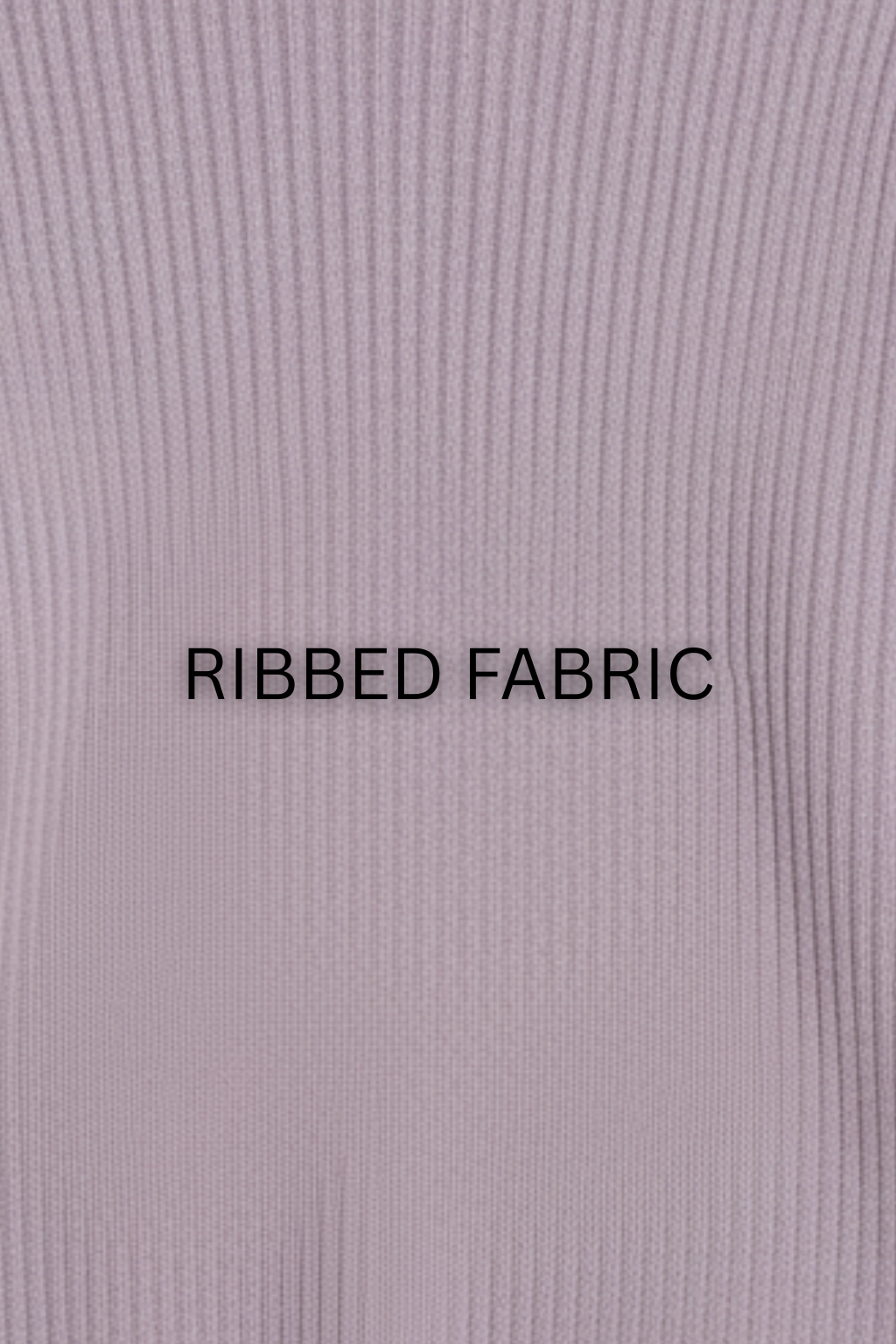 LIGHT PURPLE RIBBED HIGHNECK – UNISEX