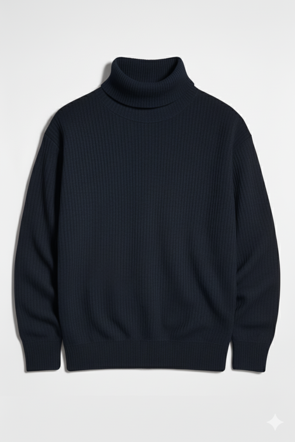 PACK OF 3 NAVY BLUE , OLIVE & HYDER RIBBED & BOTTOM HIGHNECK