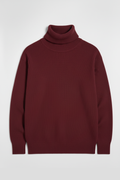 MAROON RIBBED HIGHNECK – UNISEX