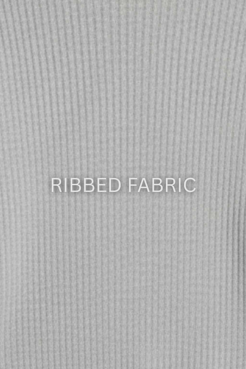 HYDER GREY RIBBED HIGHNECK – UNISEX