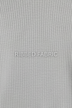 HYDER GREY RIBBED HIGHNECK – UNISEX