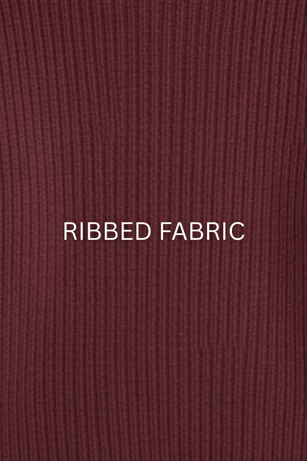 MAROON RIBBED HIGHNECK – UNISEX