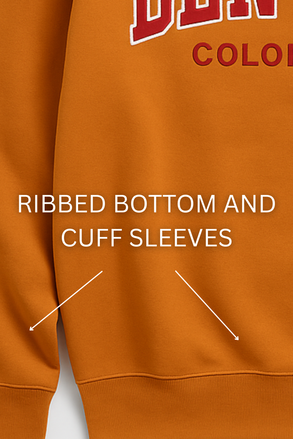 DENVER GRAPHIC SWEATSHIRT - SAFRON (SS#01)