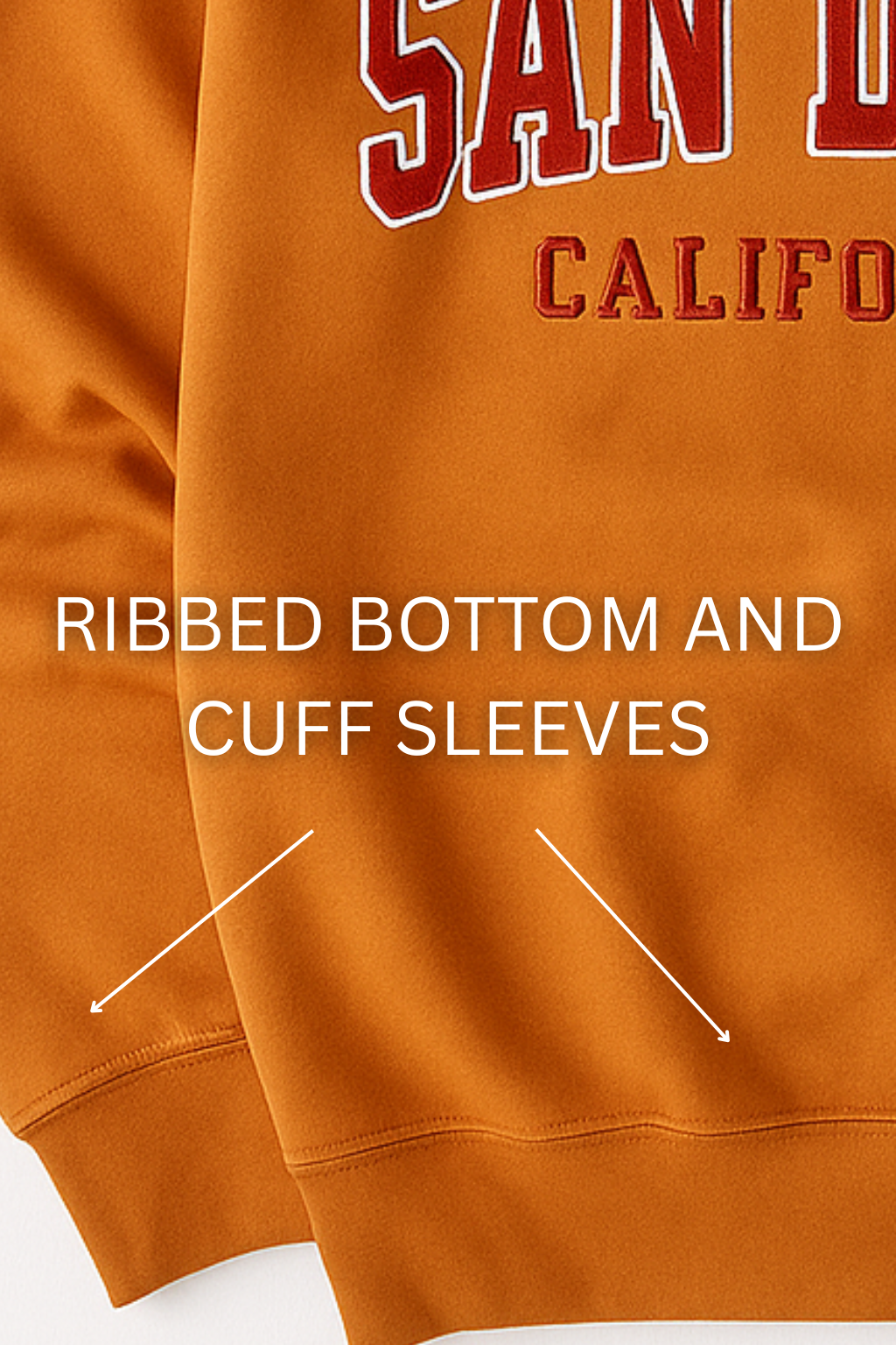 SAN DIEGO GRAPHIC SWEATSHIRT - SAFRON (SS#01)