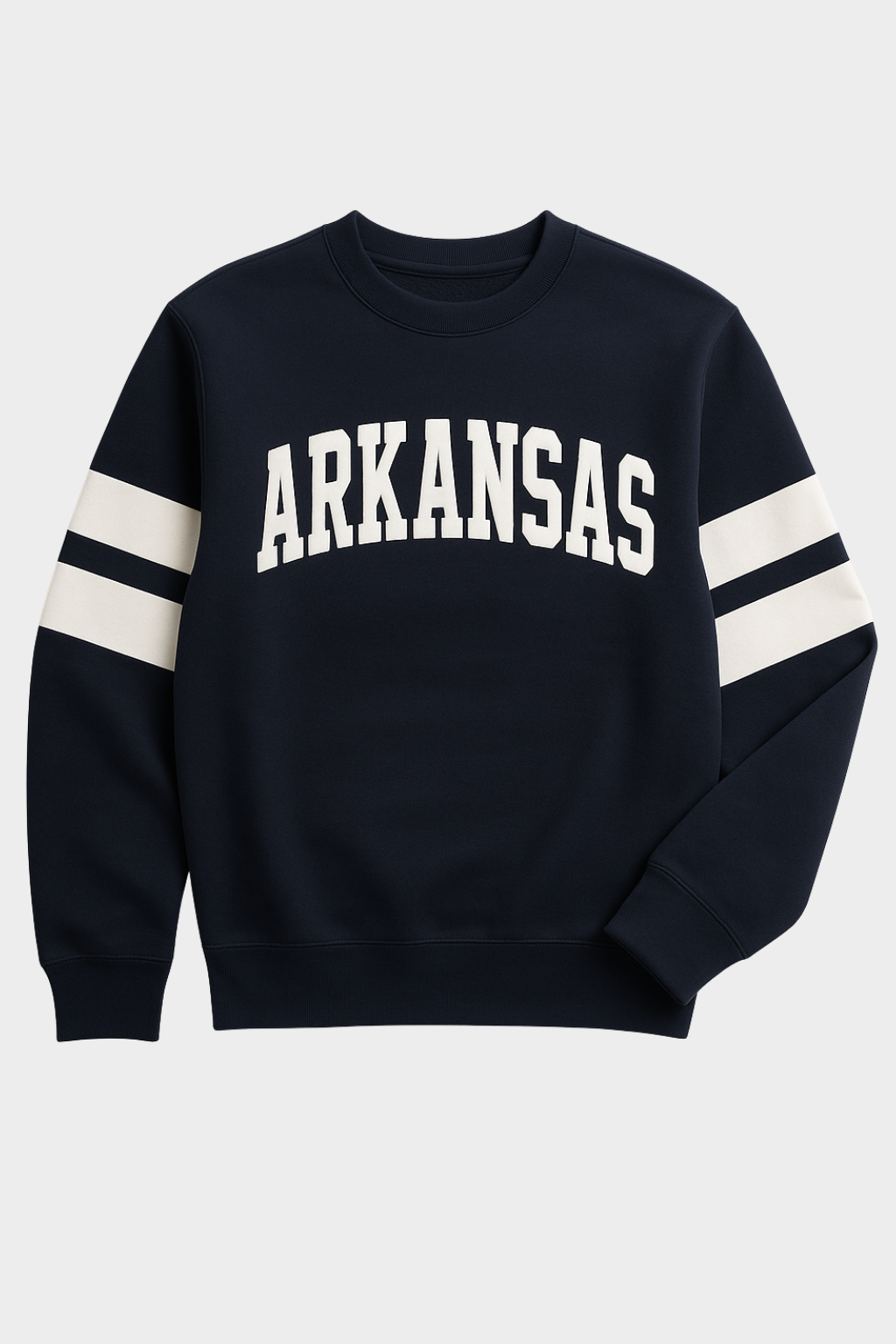 ARKANSAS GRAPHIC EMBROIDERED SWEATSHIRT - MONO STRIPE BLUE (SS#01)