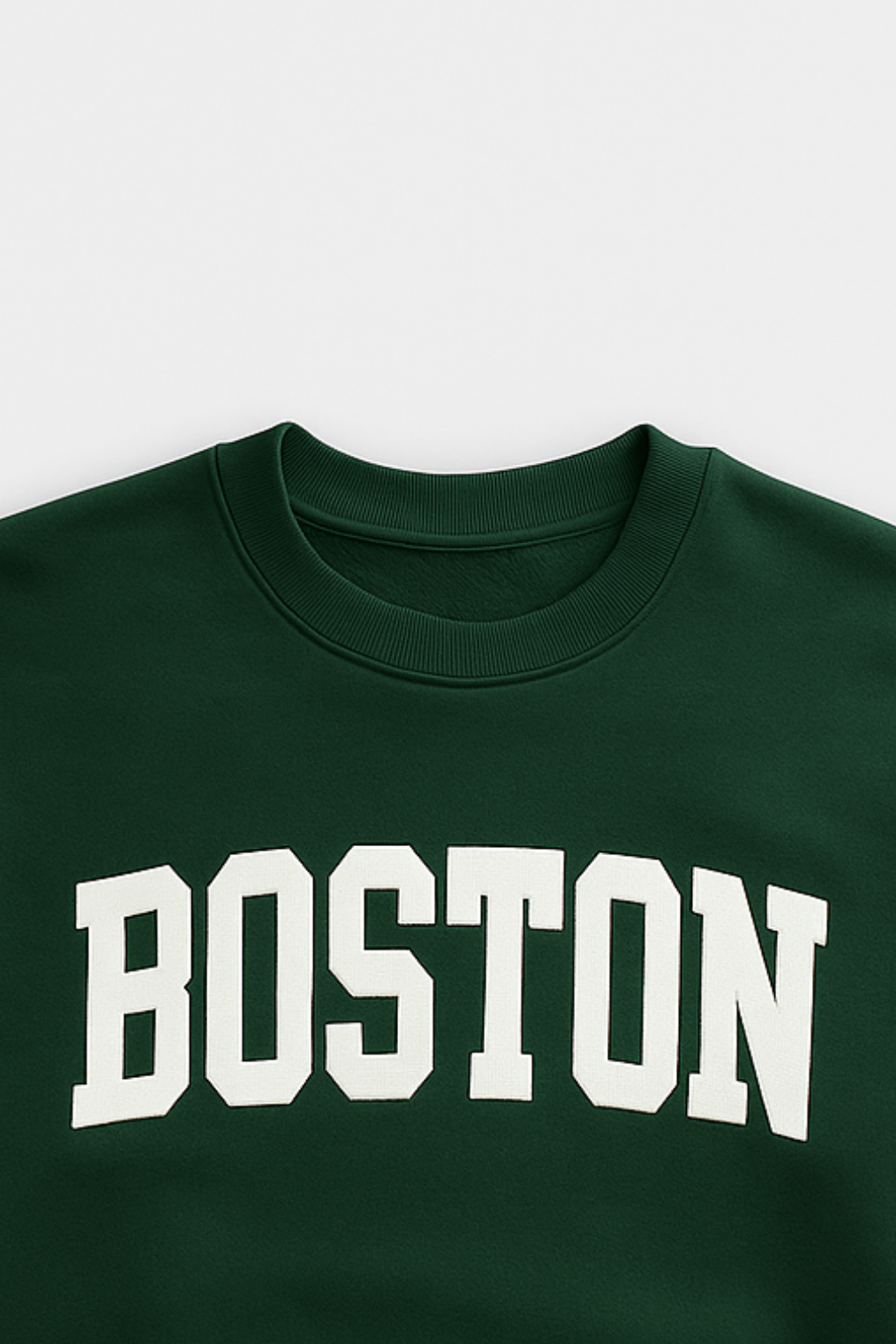 BOSTON GRAPHIC SWEATSHIRT - BOTTLE GREEN (SS#01)