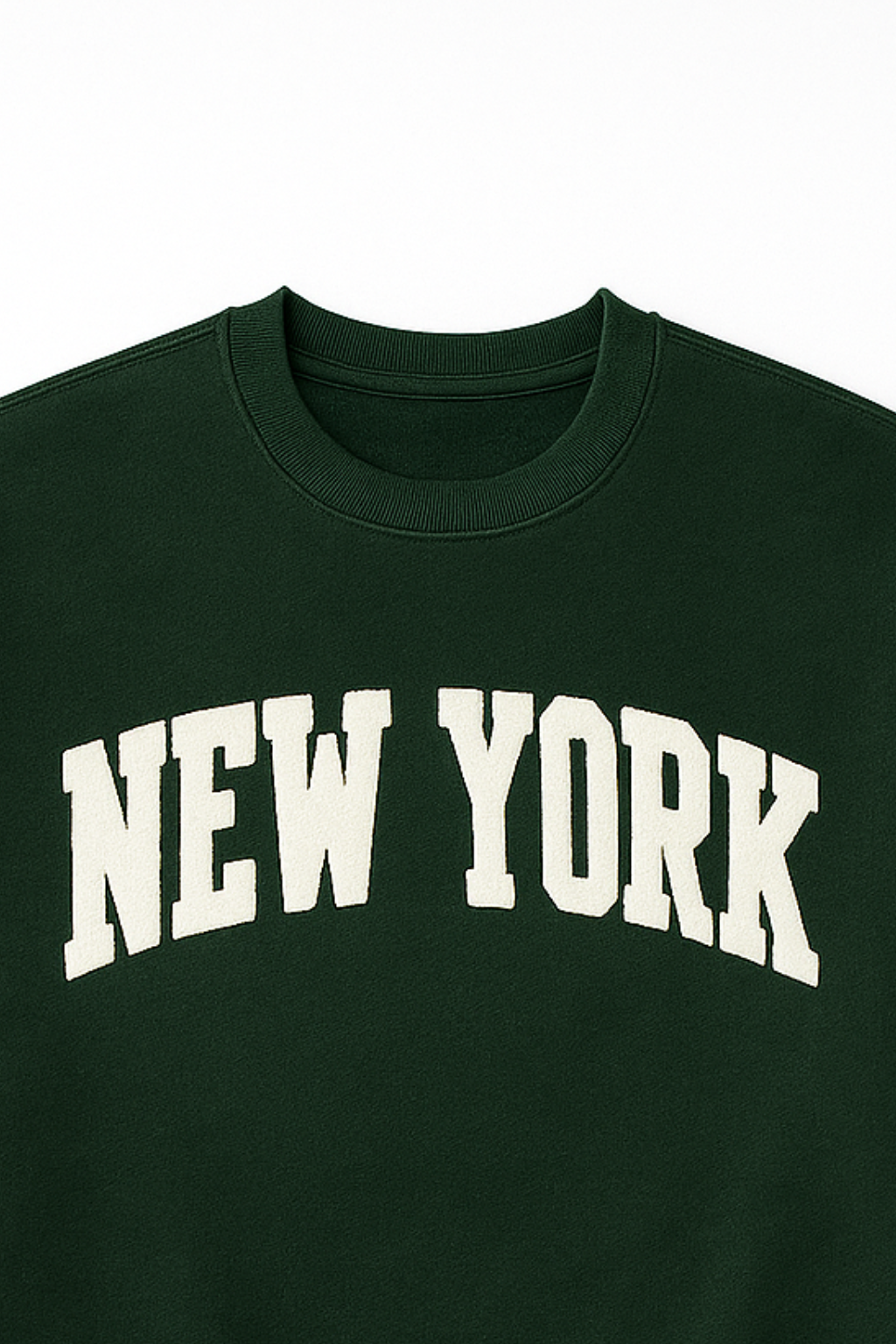NEW YORK GRAPHIC SWEATSHIRT - BOTTLE GREEN (SS#01)