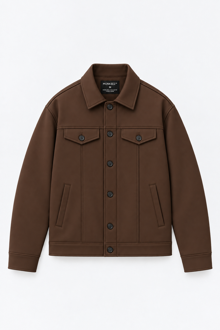 KOREAN MINIMALIST JACKET | BROWN | UNISEX