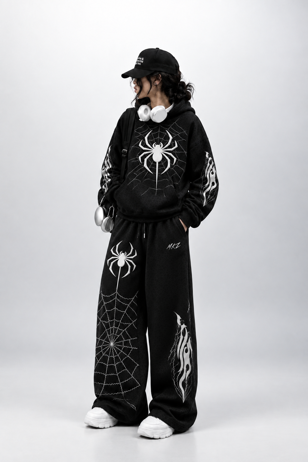 CO-ORD SET | WEB CRAWLER PUFFED GRAPHIC | UNISEX
