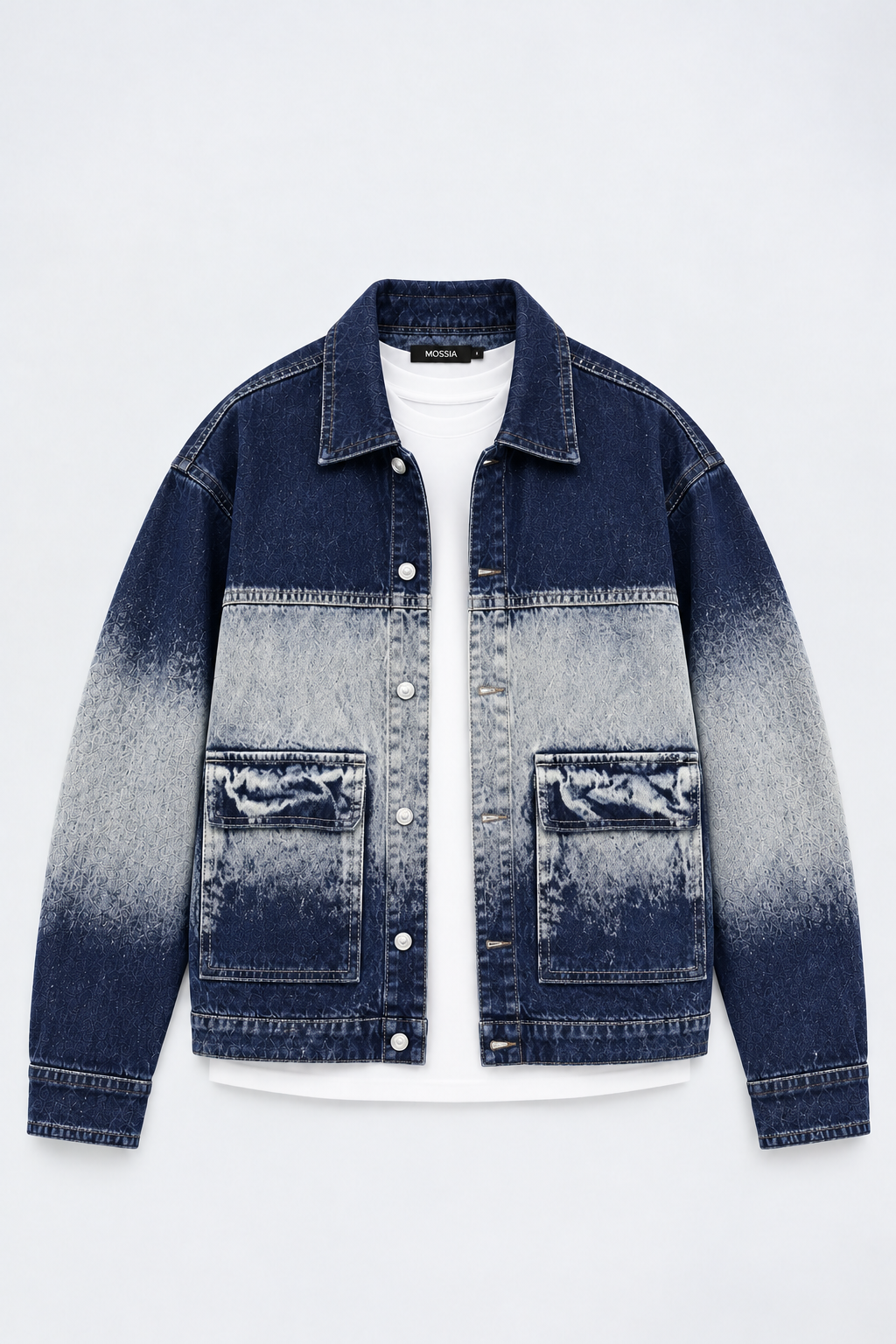 MIDNIGHT REBEL FADED DENIM JACKET | MID BLUE | UNISEX