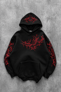 INFERNO RAGE | GRAPHIC PULLOVER HOODIE | BLACK | UNISEX