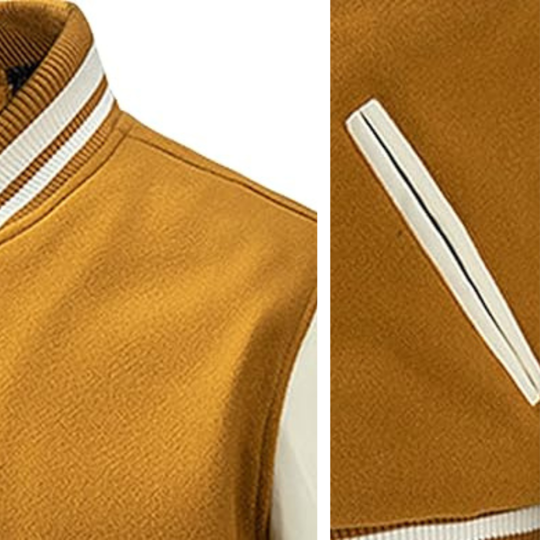 Mustard Varsity Jacket