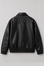 NOIR LUXE FAUX LEATHER JACKET | UNISEX | LAST