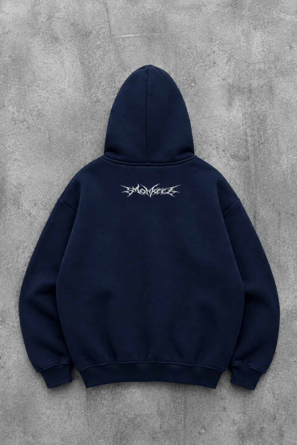 NIGHT WEAVER | GRAPHIC PULLOVER HOODIE | NAVY BLUE | UNISEX