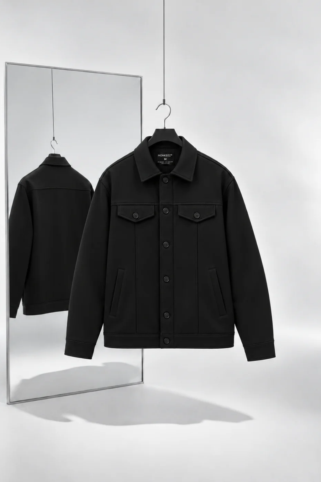 KOREAN MINIMALIST JACKET | BLACK | UNISEX