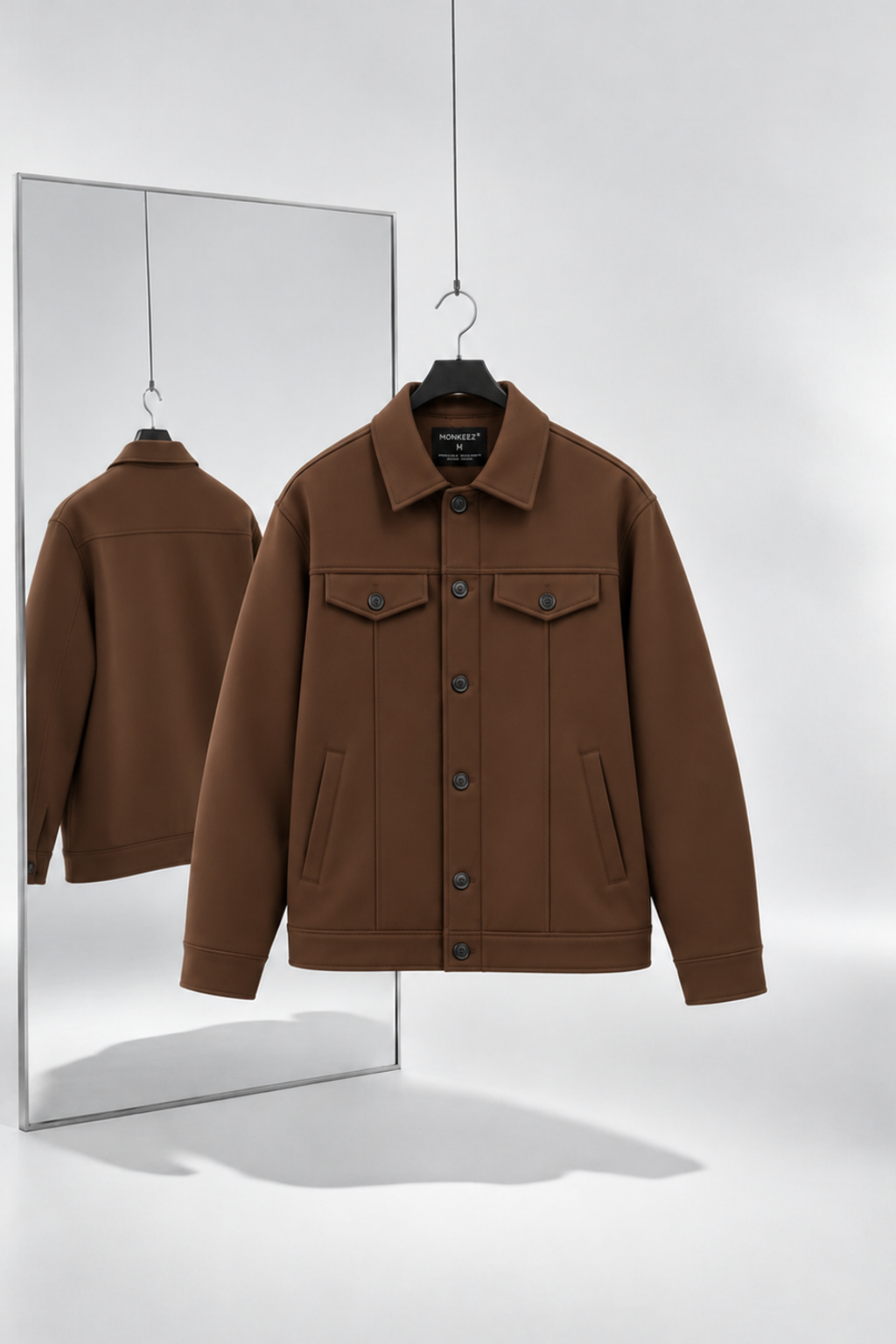 KOREAN MINIMALIST JACKET | BROWN | UNISEX | MINOR