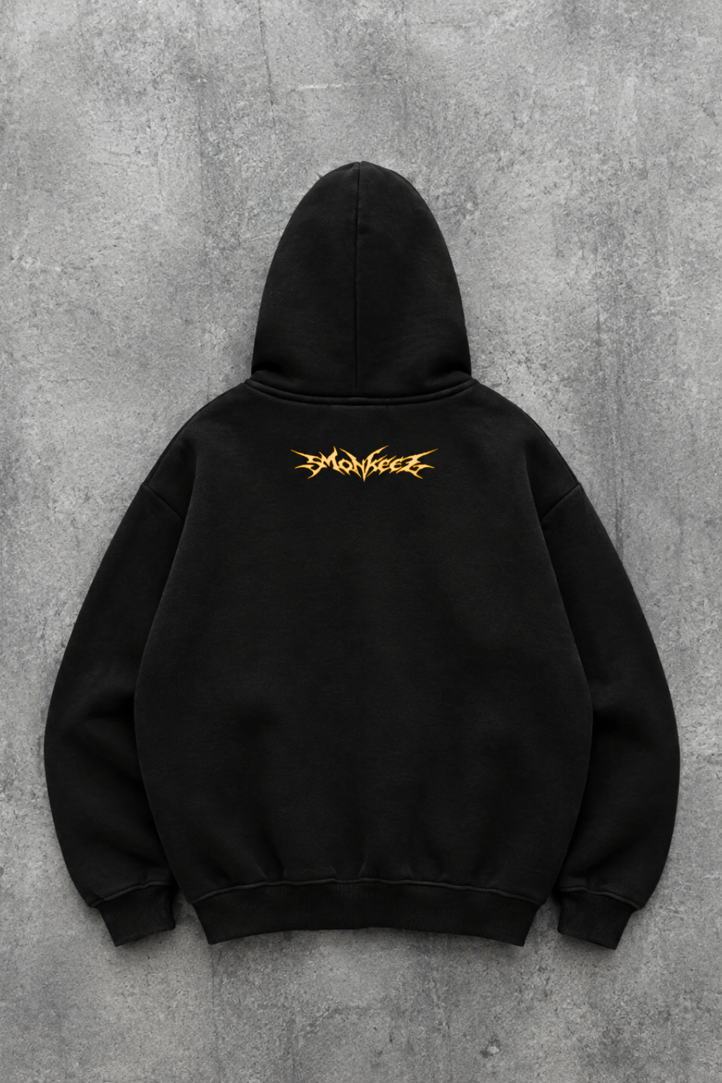 GOLD SCRIPT | GRAPHIC PULLOVER HOODIE | BLACK | UNISEX