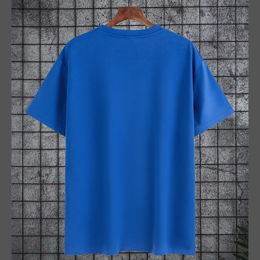 Plain Royal Blue RoundNeck Tshirt - Unisex