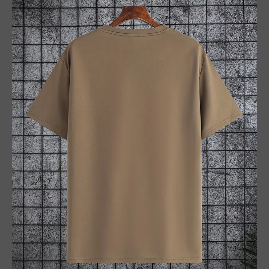 Plain Brown RoundNeck Tshirt - Unisex