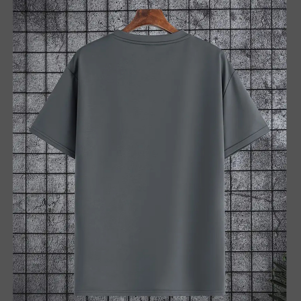 Plain Mid Grey RoundNeck Tshirt - Unisex