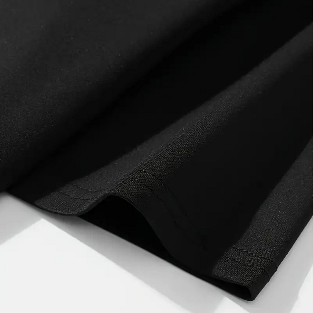 Plain Black RoundNeck Tshirt -Unisex