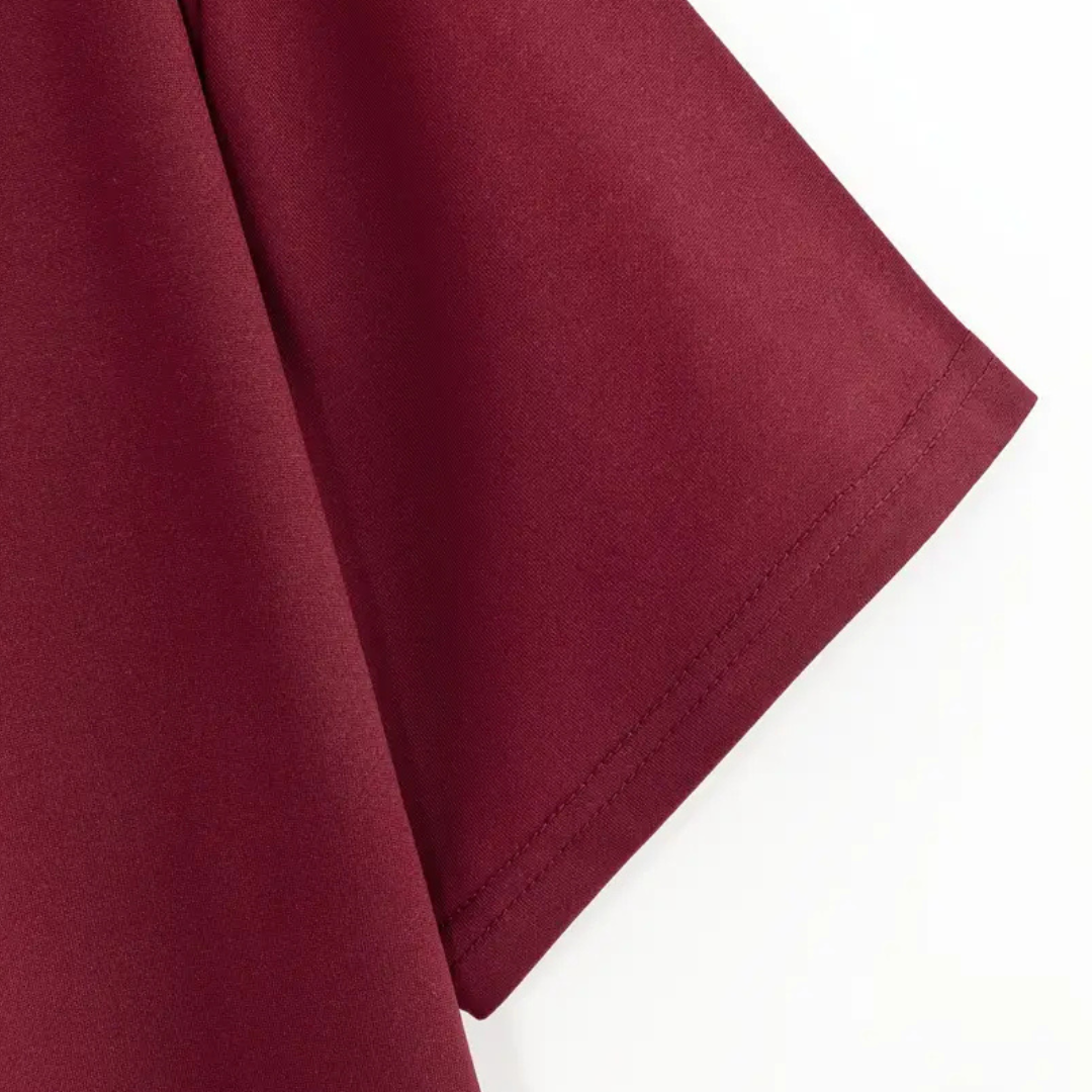 Plain Maroon RoundNeck Tshirt - Unisex