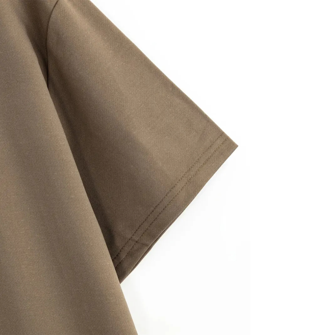 Plain Brown RoundNeck Tshirt - Unisex