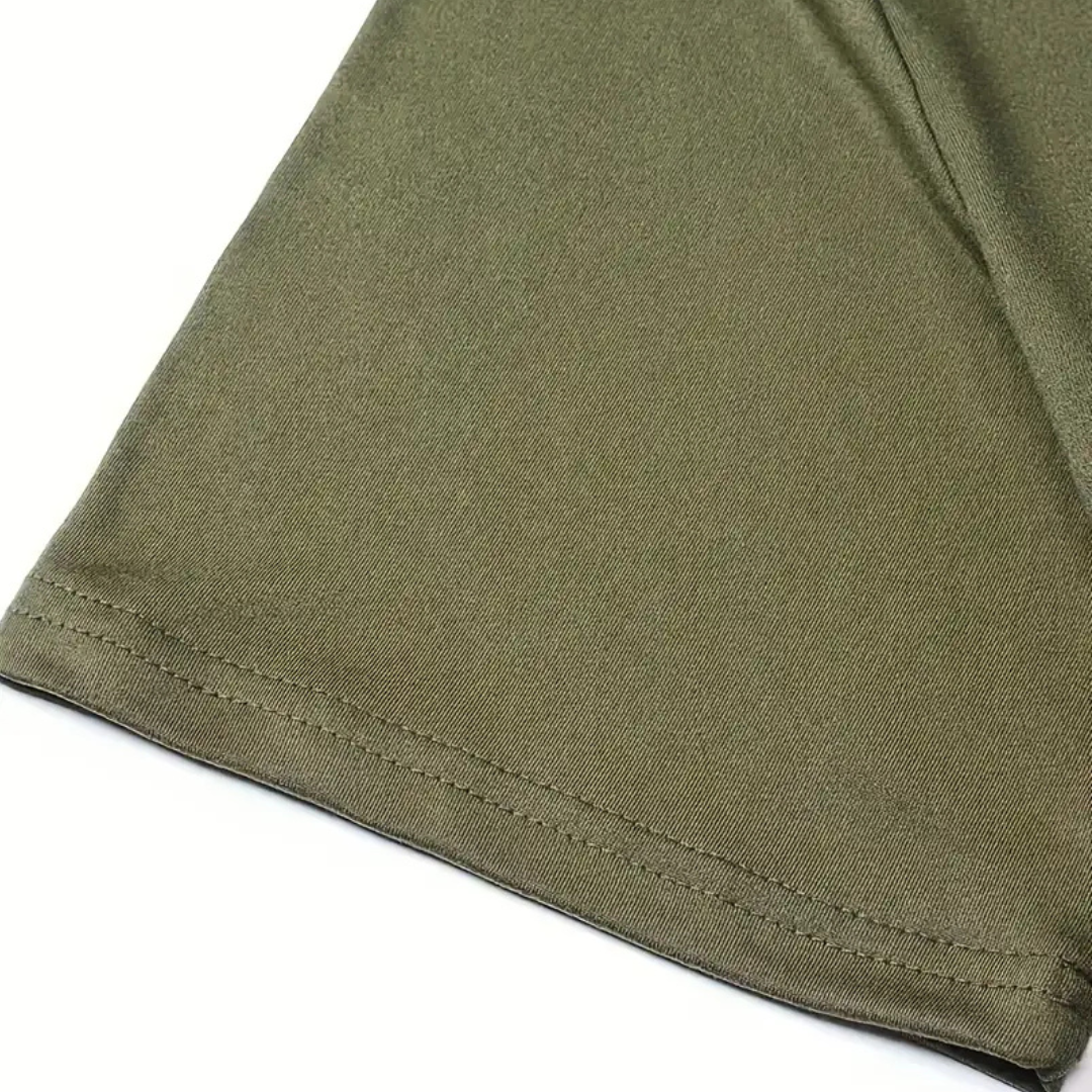 Plain Commando Green RoundNeck Tshirt - Unisex