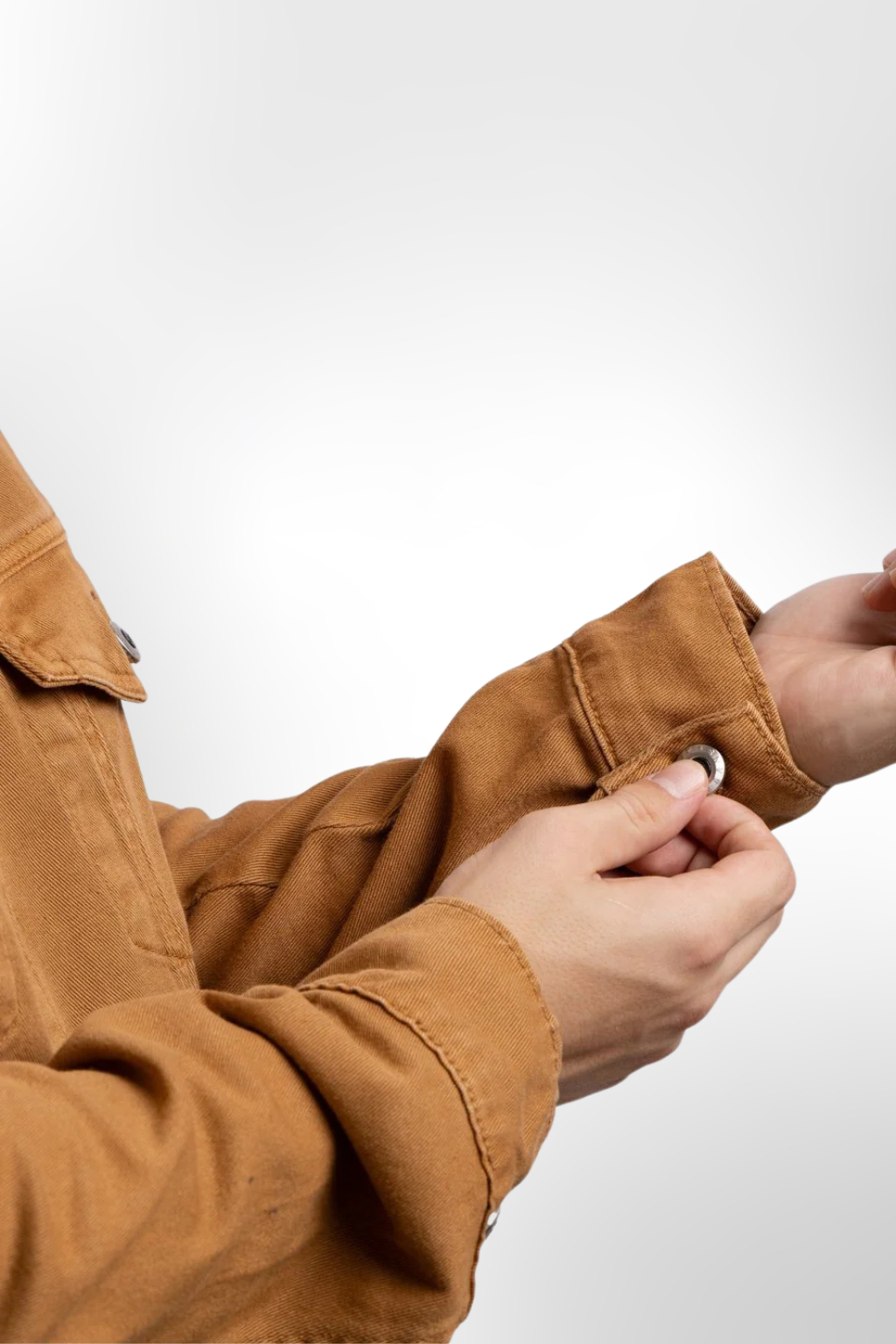 MUSTARD BROWN DENIM JACKET - UNISEX