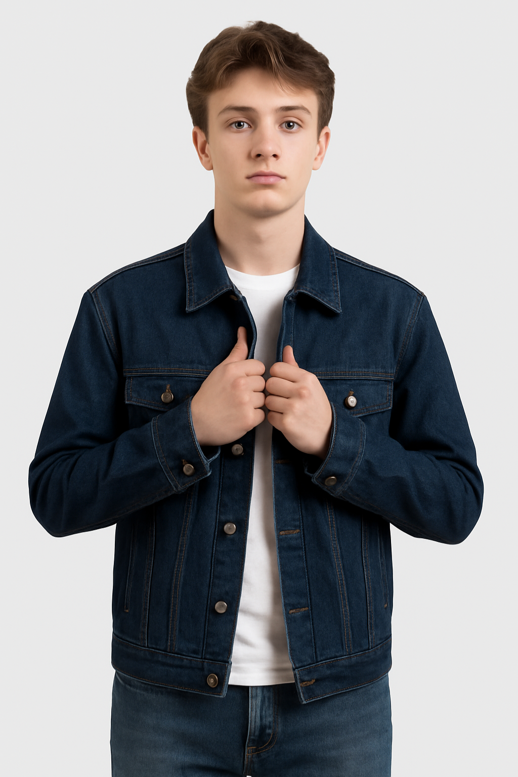 PACK OF 2 DARK BLUE & LIGHT BLUE DENIM JACKET - UNISEX