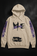 JAPANESE GRAPHIC BEIGE PULLOVER HOODIE