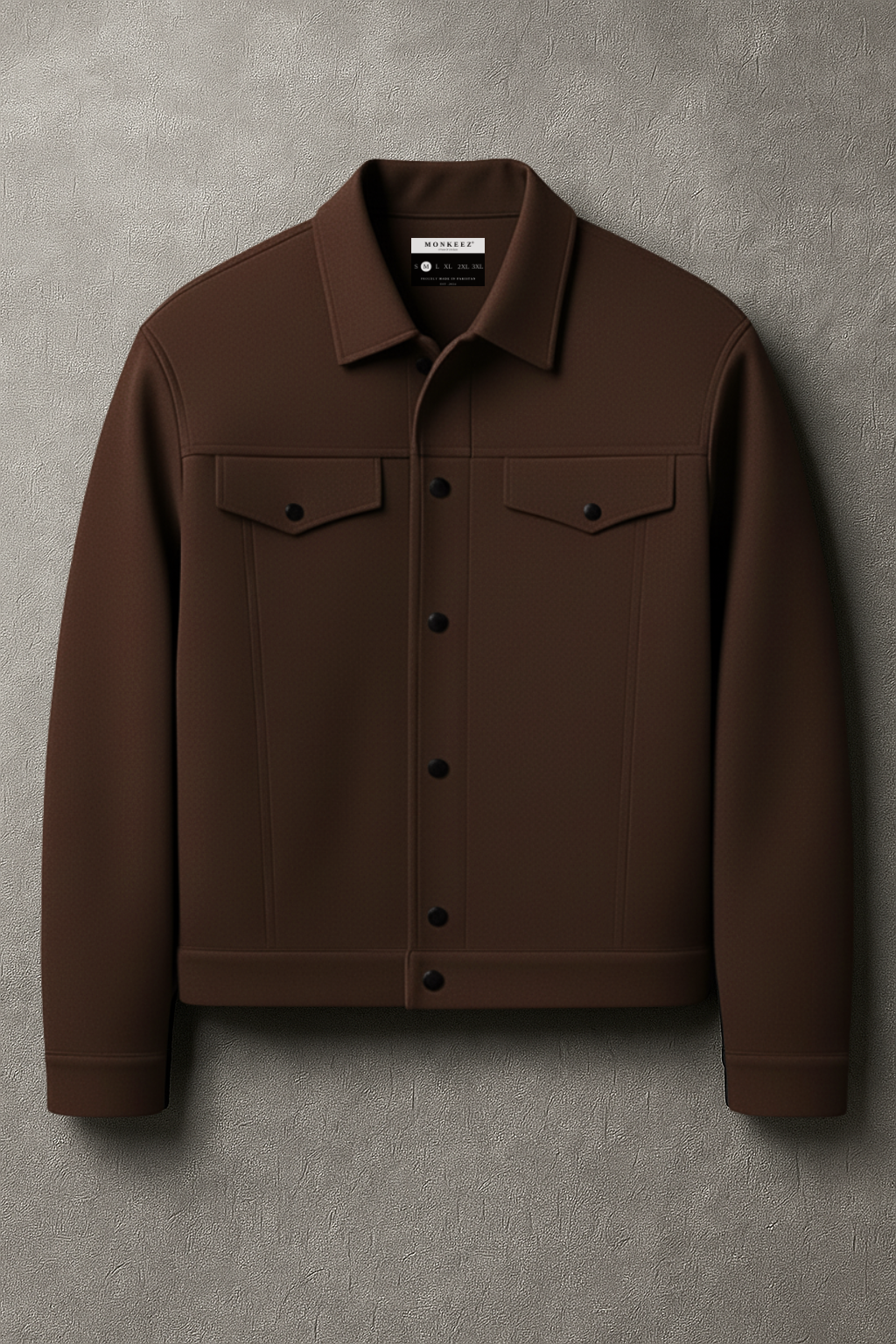 Pack Of 2 Black & Brown Korean Minimalist Jacket - Unisex