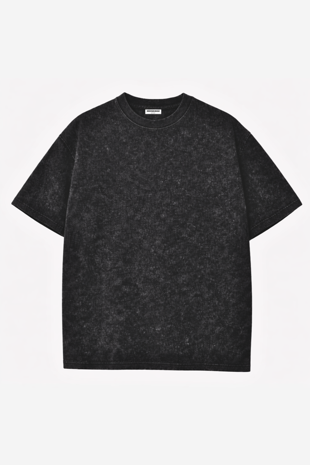 Acid Wash Oversized Tee - Smoky Black - Unisex