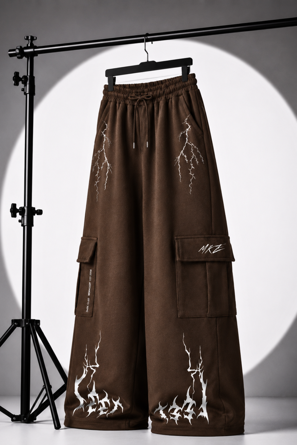 WIDE LEG CARGO TROUSER | VOLATGE - BROWN | UNISEX | LAST