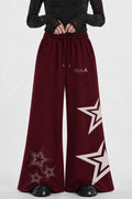 RUBY STAR FLARE HEM TROUSER | MAROON | HERMODA