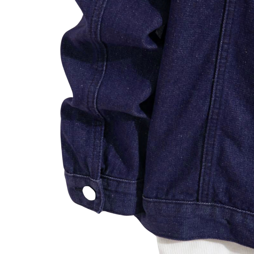 DARK BLUE DENIM JACKET - UNISEX